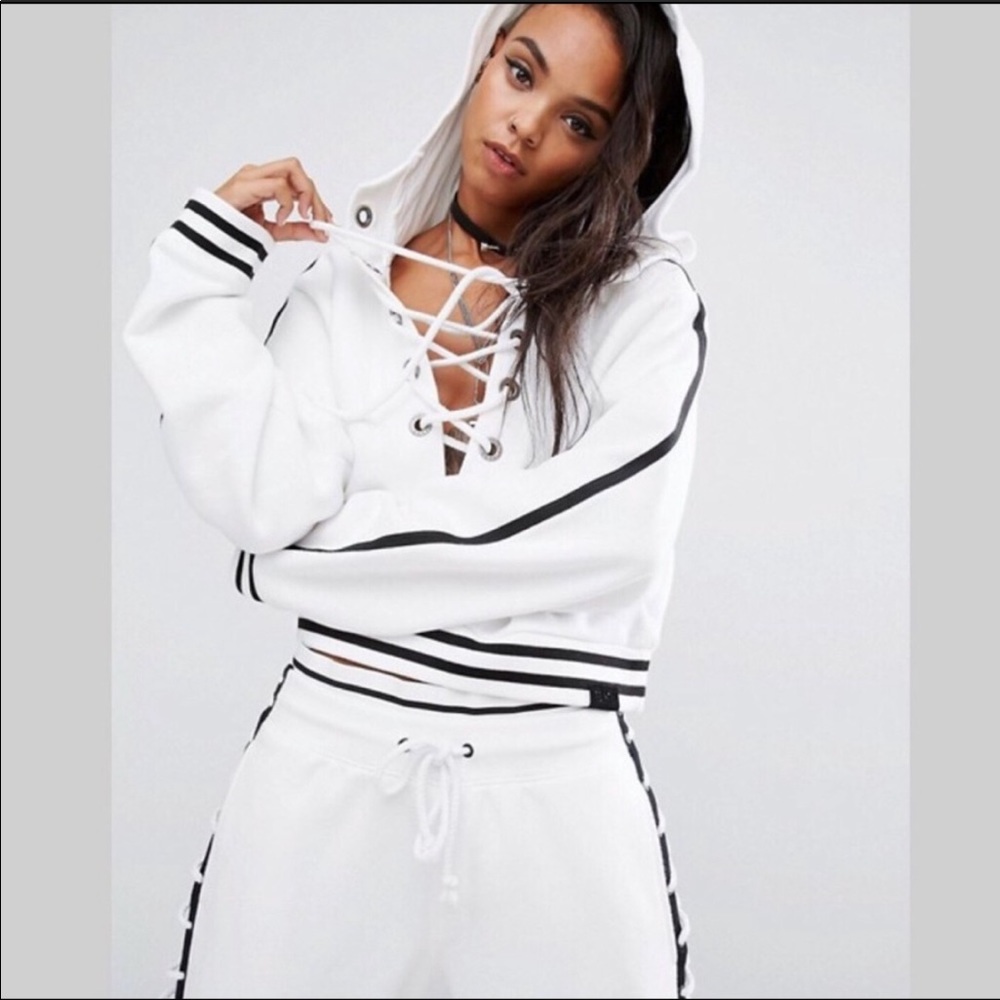 Fenty x PUMA by Rihanna lace-up hoodie